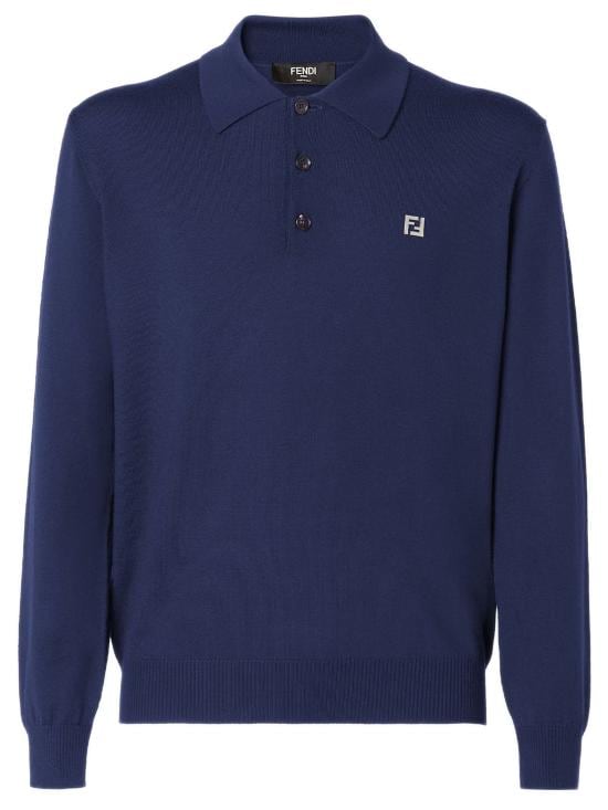 FENDI Men Polo Shirts FZC167AU84 F0QA2 Blue