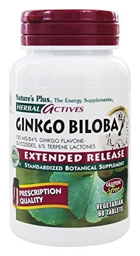 史上一番安い - Capsules Vegan 60 mg， 100 - Biloba Ginkgo Actives Herbal Plus [sb]Natures Brain Supplement Support DHA・EPA配合