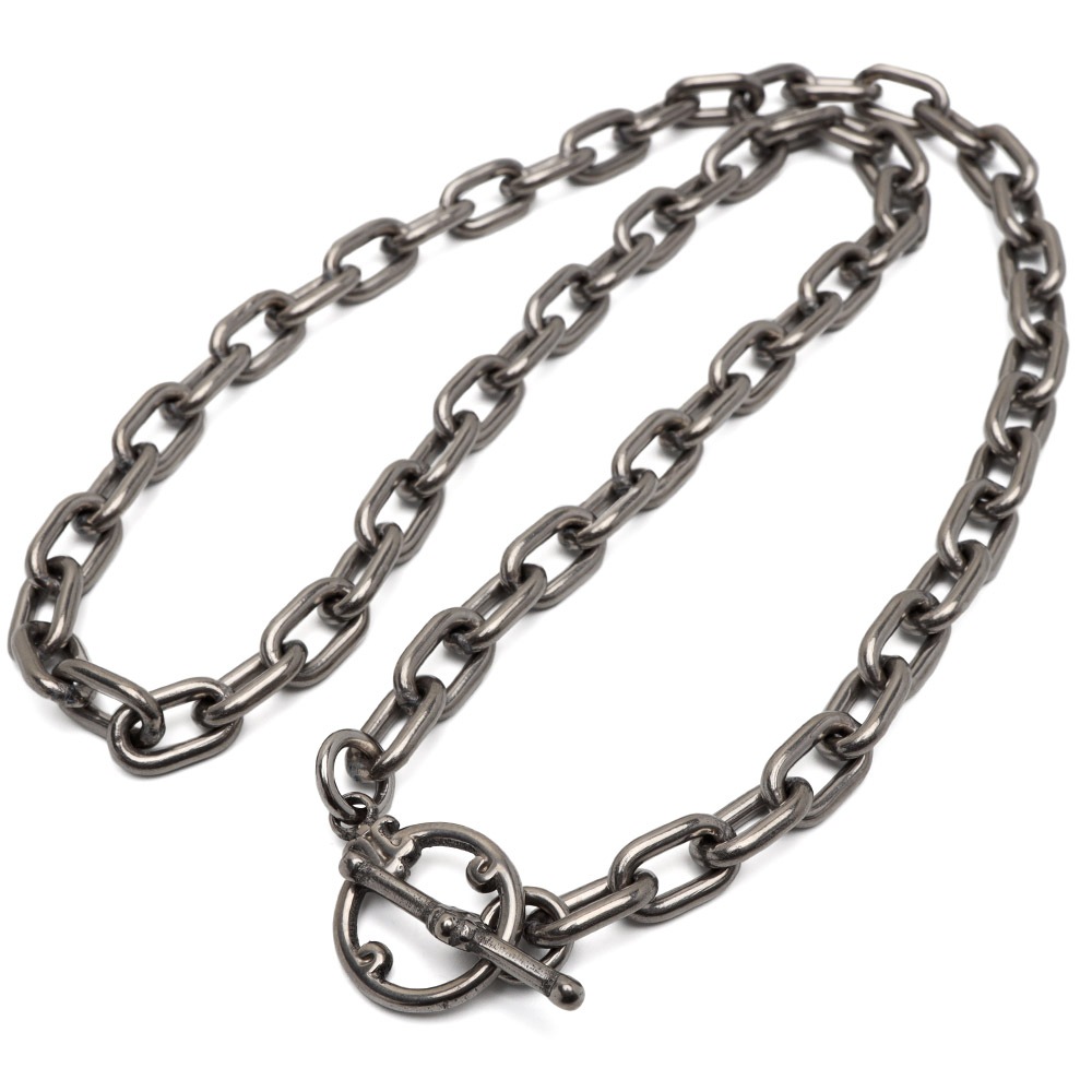 チタン あずきチェーンネックレス [n1152]