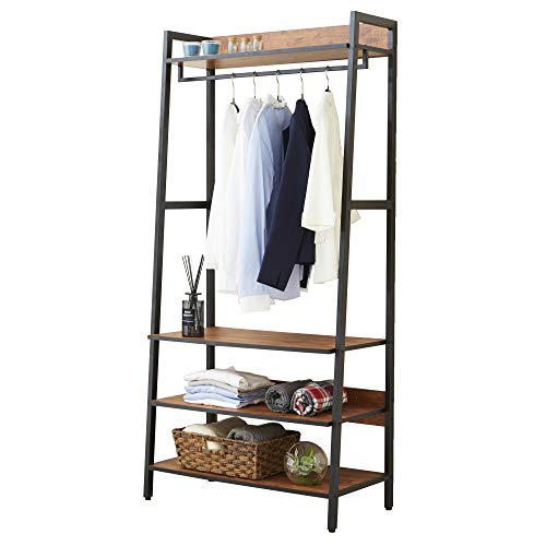 サイズ：80W [ドウシシャ]ビスカーナ 薄型 ハンガーラック ワードローブ 幅80 BC8017ハンガーラック