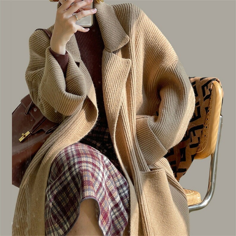 【2点購入で150OFF】【短納期】コート レディース コーディガン カーディガン ウォッシャブル 前開き ロング丈 シンプル カジュアル オフィス きれいめ ロング 大きいサイズ 春 秋冬 5,612円