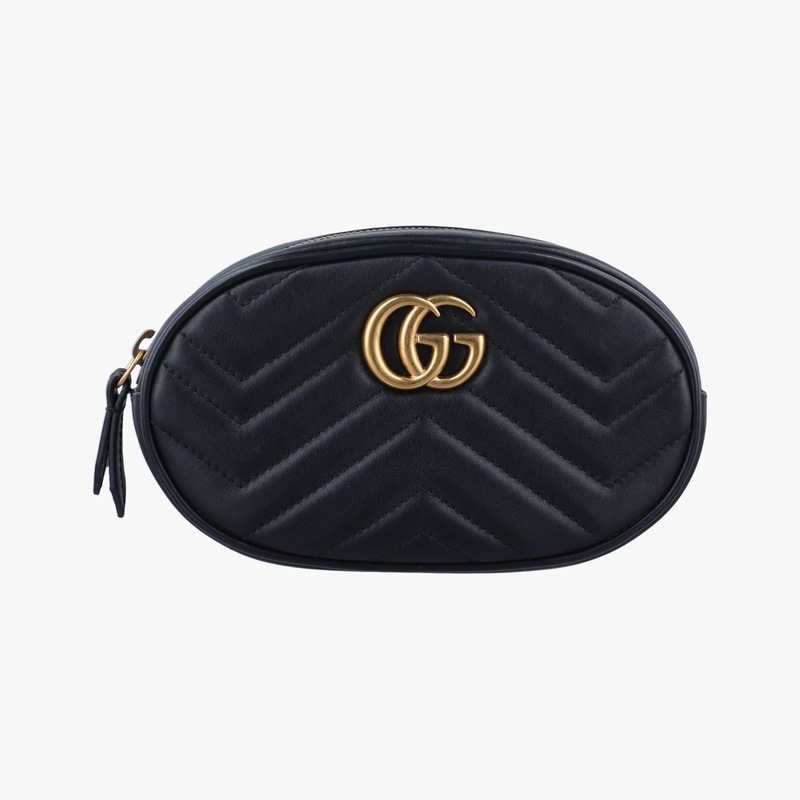 GGマーモント ブラック レザー 476434 G023751433中古