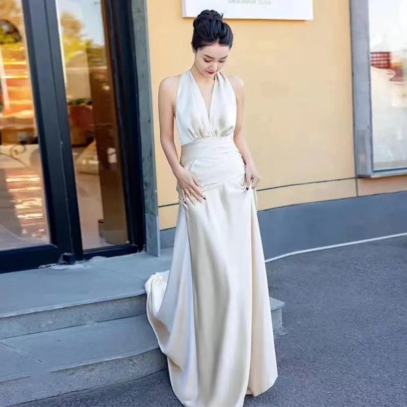 ウェディングドレス 白 結婚式 花嫁 サイズオーダーメイド可能 成人式 お呼ばれ ウェディング 演奏会 二次会 パーティードレス 前撮り ワンピース ロングドレス 77