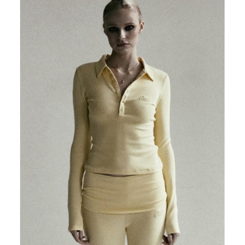 BADBLOOD Beyond Soft Polo Long Sleeve Butter w-tee24-088 8,170円