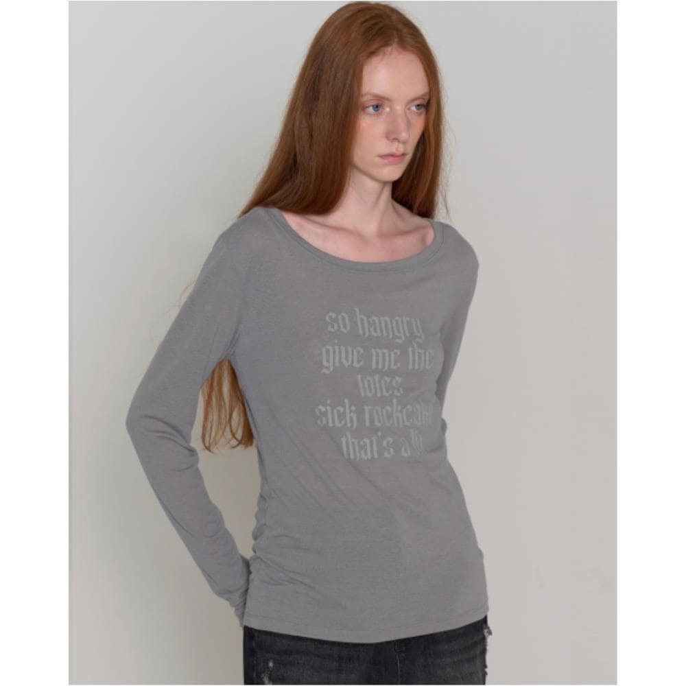 ROCKCAKE Funk Mesh Top Gray RC23TP08500GR