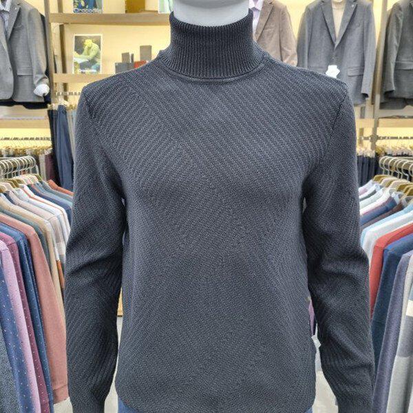 冬の新作 ローゲージ組織 롱タートルネックPOKR4303993_SH