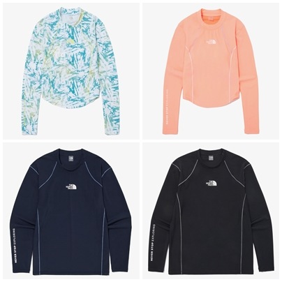 OCEAN WAVE L/S MOCK-NECK [NT7TQ17]