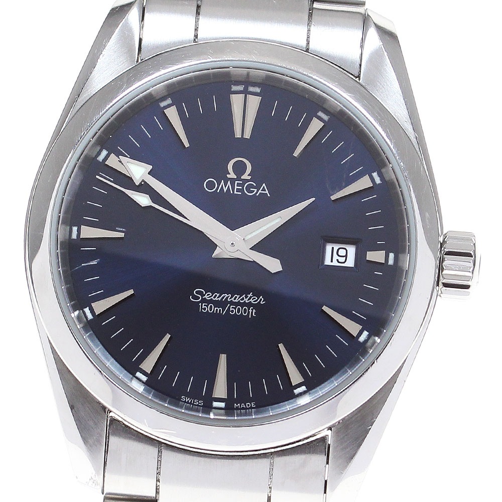 ジャンク オメガ OMEGA 2518.80 シーマスター アクアテラ デイト クォーツ ボーイズ _838481【中古】