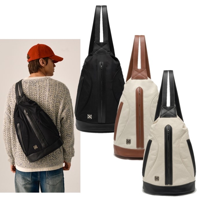 [ Zip Core 3-Way Sling Bag ]