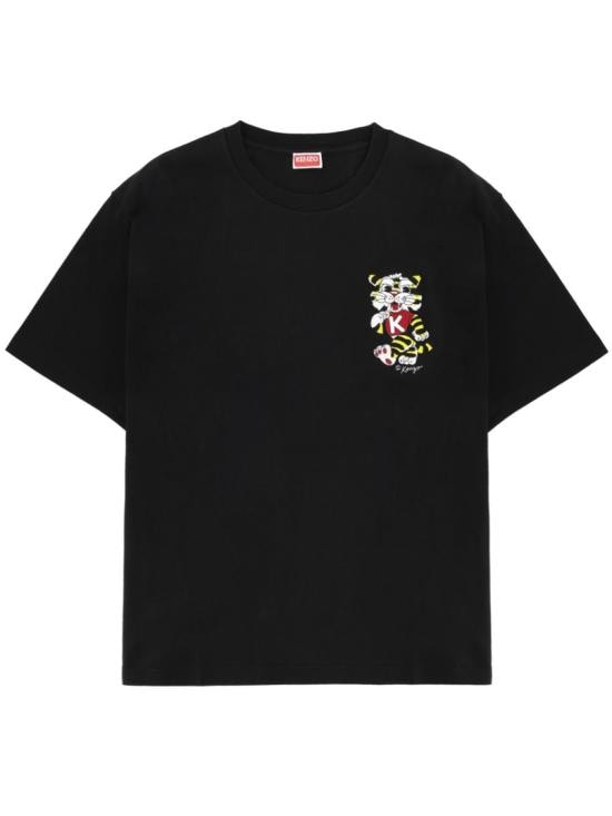 KENZO Men T-Shirts FG55TS4044SY 99J Black
