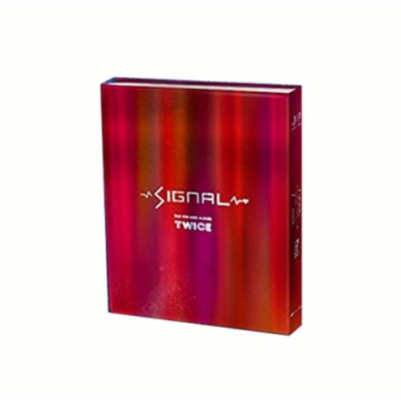 TWICE TWICE SIGNAL 4THミニ4集アルバムシグナルAバージョン（レッド）[未開封新品]