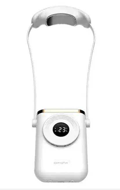 首掛けファン ひんやり 冷却プレート付 首かけ 福袋 冷感 扇風機 三段階風量切替kpop ネッククーラー クール