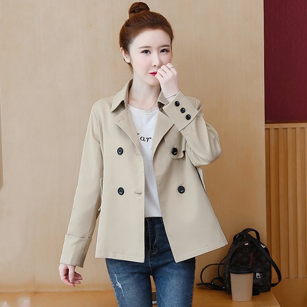 春秋 コート新品 トレンチコート レディース アウター 最安値に挑戦 スプリン チェスターコート ショートコート