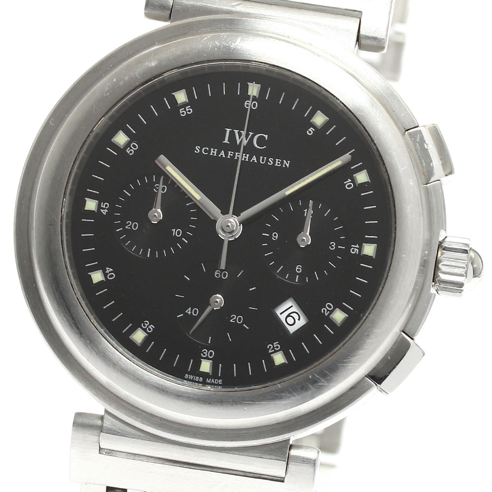 IWC IWC SCHAFFHAUSEN IW372806 ダ・ヴィンチSL クロノグラフ デイト クォーツ メンズ _913991【中古】