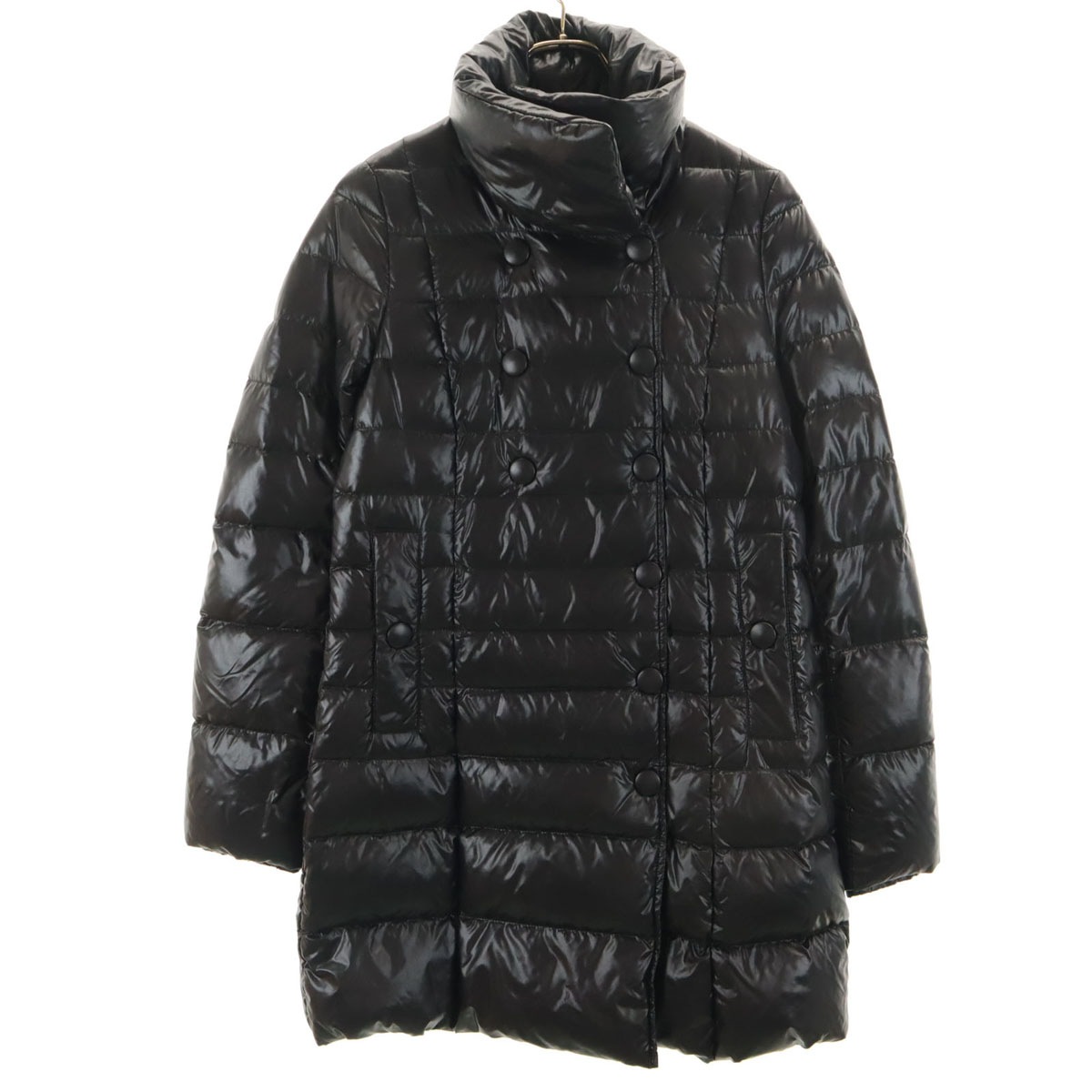 美品 Radine ダウンコート 40 ブラック レディース 古着