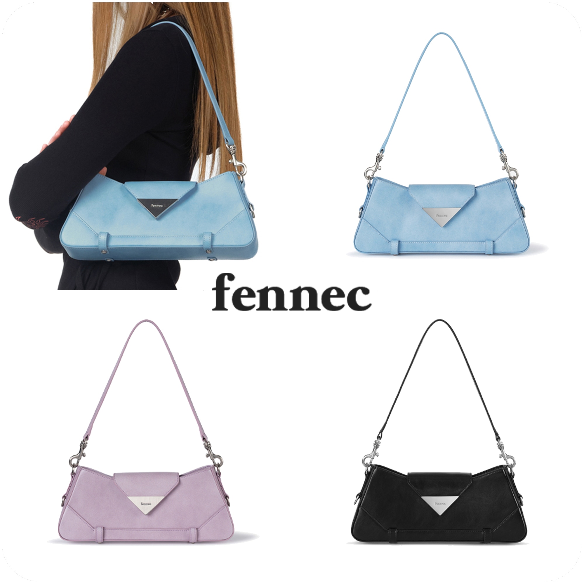 24SS　韓国人気　GAVI TRIANGLE BAG_正規品
