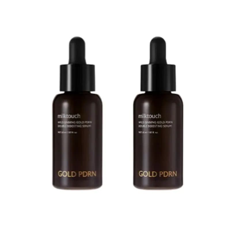 [25SS/New]山参 ゴールドPDRN ダブル ブースティング セラム 40ml+40ml #山参 PDRN #サーモン PDRN 20,000ppm #13重ペプチド&ヒアルロン酸 #