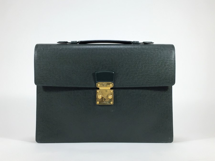 ビジネスバッグ タイガ モスコバ グリーン 【中古品】