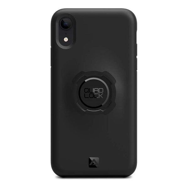 QUADLOCK TPUPCケースIPHONEXR IPHONE XR用 TPU・ポリカーボネイト製ケース ブラック QLC-IPZ