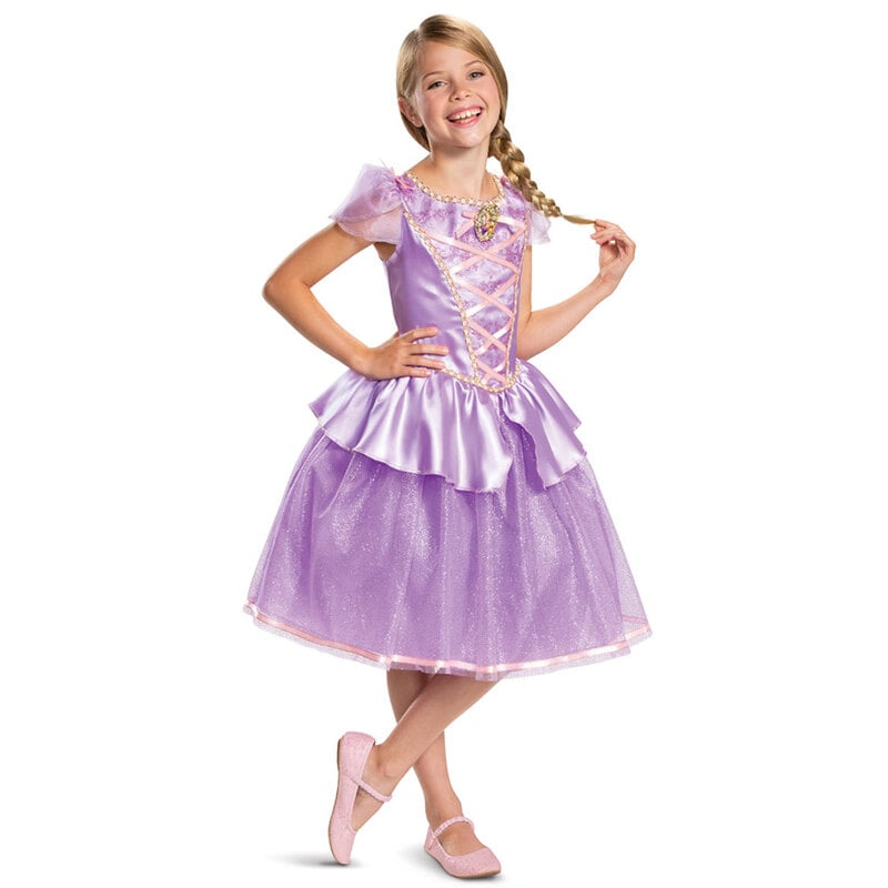 コスプレ 仮装 ラプンツェル クラシック 子供用 S 【 コスプレ 衣装 ハロウィン 仮装 コスチューム 子供 アニメ キッズ ディズニープリンセス グッズ ドレス ラプンツェル 童話 正規ライセン