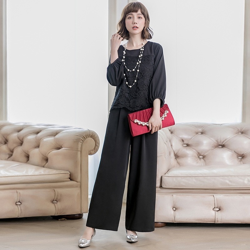 【CY.上品】 レース 上下セット ママスーツ スーツ セットアップ スーツセット 卒業式 入学式 入園式 通勤 セットアップ フォーマル