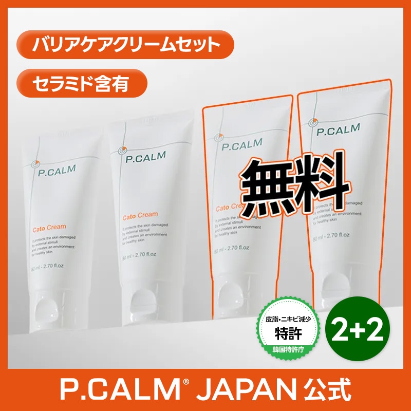 【2+2】カトクリーム80ml/クリーム/セラマイド/毛穴/皮脂/低刺激/ニキビ肌/保湿