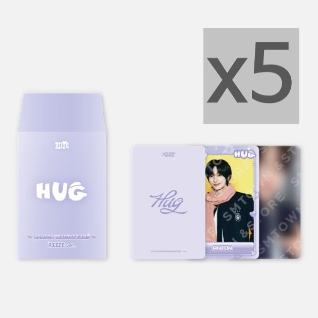 RIIZE HUG RANDOM TRADING CARD -RIIZE Ver. 5個