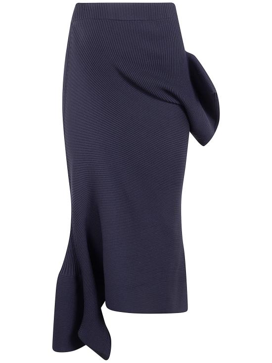 ISSEY MIYAKE Women Mid Skirts IM66KG758 15 BLACK