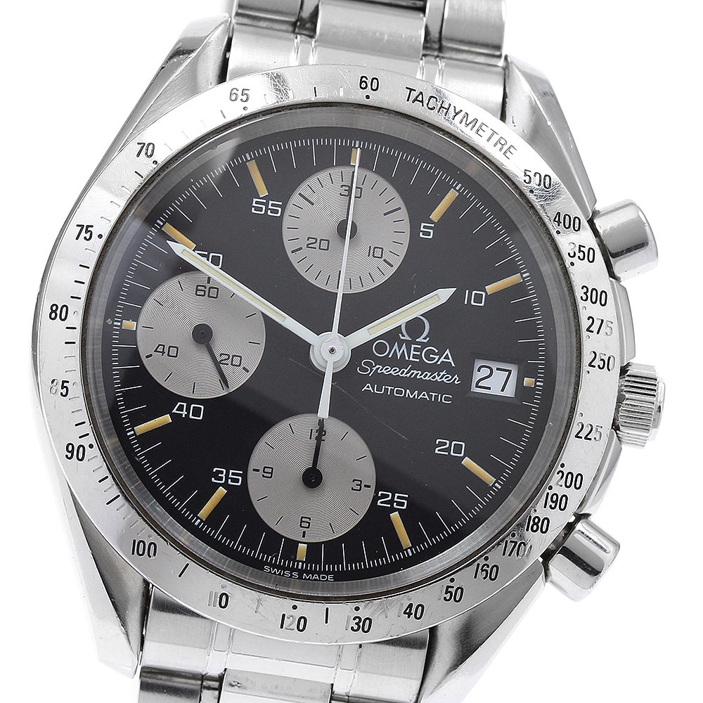 オメガ OMEGA 3511.50 スピードマスター デイト クロノグラフ 自動巻き メンズ 箱・保証書付き_877160【中古】