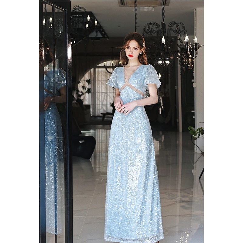 カラードレス 半袖 Aラインドレス ファスナー フォーマルドレス オフショルダー 前撮りドレス 花嫁 イブニングドレス ブライト 豪華ドレス 撮影 ロングドレス 二次会 結婚式 発表会 演奏会 ステー