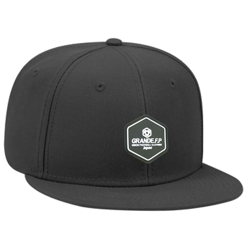 GRANDE.F.P(グランデエフピー) ヘキサゴン.シリコンラバーフラットバイザーキャップ フットサル 帽子 (gfph24907-09)