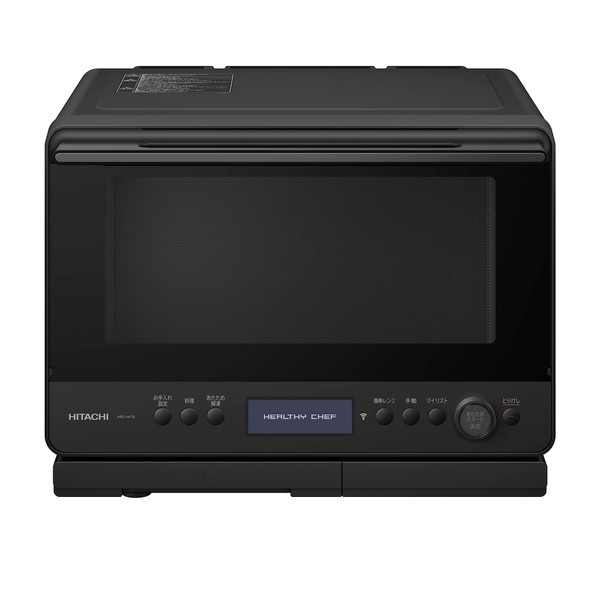 MRO-W1B(K) フロストブラック ヘルシーシェフ [過熱水蒸気オーブンレンジ (30L)]
