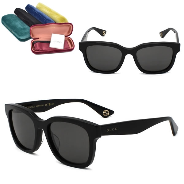サングラス GG1639SA-001 サングラス EYEWEAR ブラック グレー アジアンフィット メンズ レディース ユニセックス