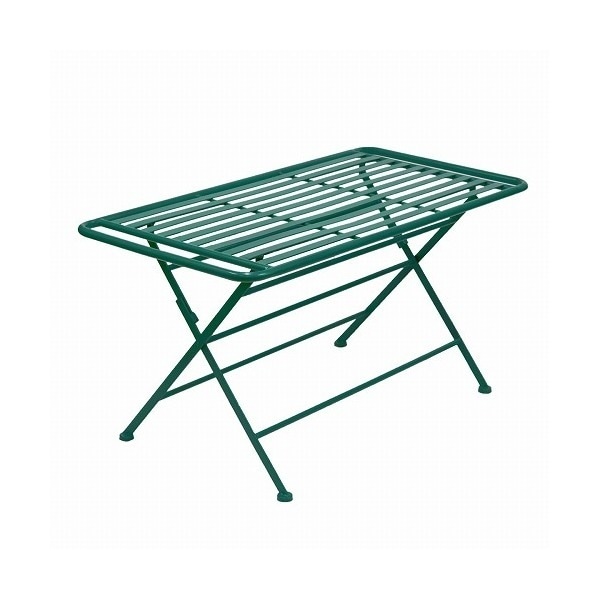 住まいスタイル アイアン製ガーデンファニチャー サニーリーフ ローテーブル 単品販売 SPL-9003-GRN メーカー直送