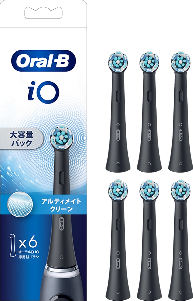 ブラウン IORBCB-6EL アルティメイトクリーンブラシ（ブラック）【6本入】 IORBCB6EL 5,970円