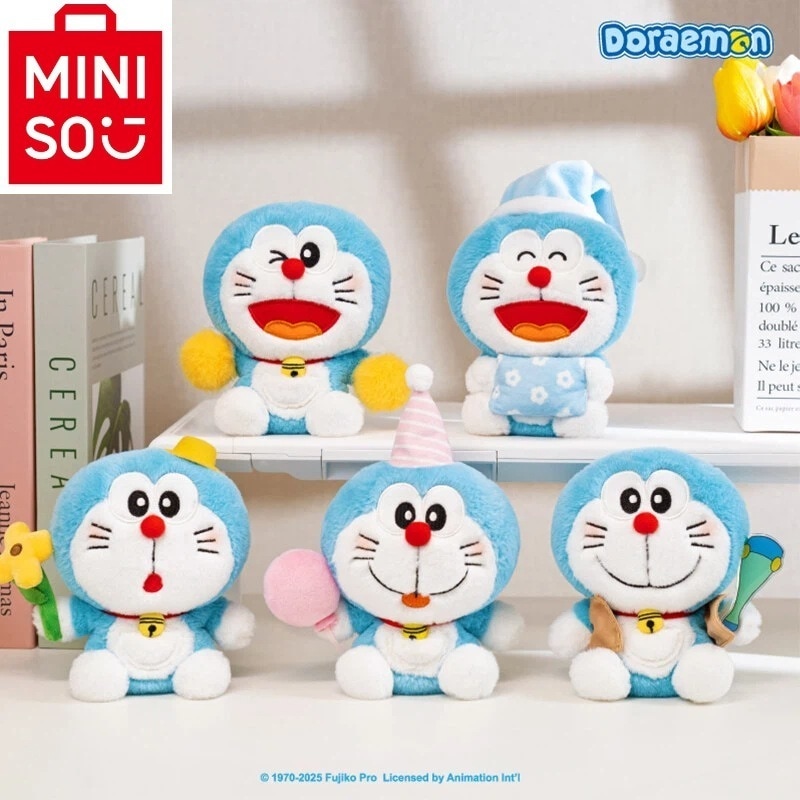 M I N I S O名創優品 ドラえもん ベビーシリーズ ぬいぐるみ ブラインドボックス 人形 人形 装飾品 ギフト
