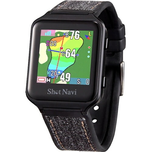 テクタイト【Shot Navi】腕時計型GPSゴルフナビ ショットナビ AIR EX(ブラック) SN-AIR-EX-B【Green Eye搭載】【GOLF-SALE】