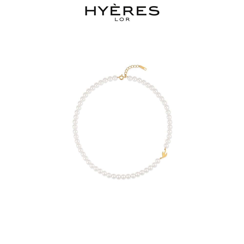 [HYERES LOR] H edition Silver Colombador Pendant Pearl Necklace