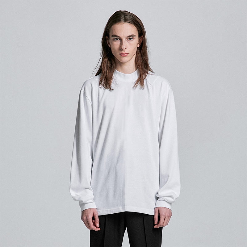 Logo Long Sleeve T Shirt - White