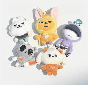 txt メンバー全員 プルバトゥ キーリング ぬいぐるみ（TOMORROW