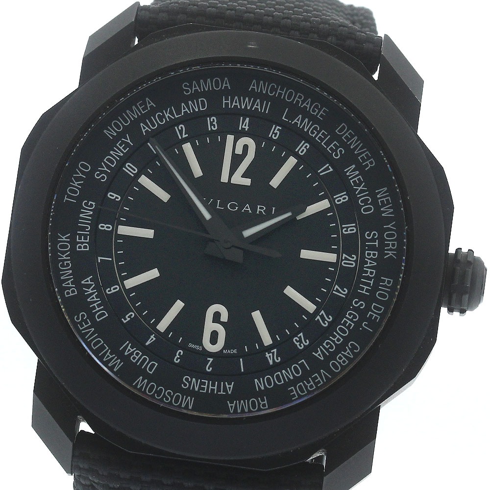 ブルガリ BVLGARI OC41SWTBU1K5DV/103486 オクト ローマ 自動巻き メンズ 良品 保証書付き_886117【中古】