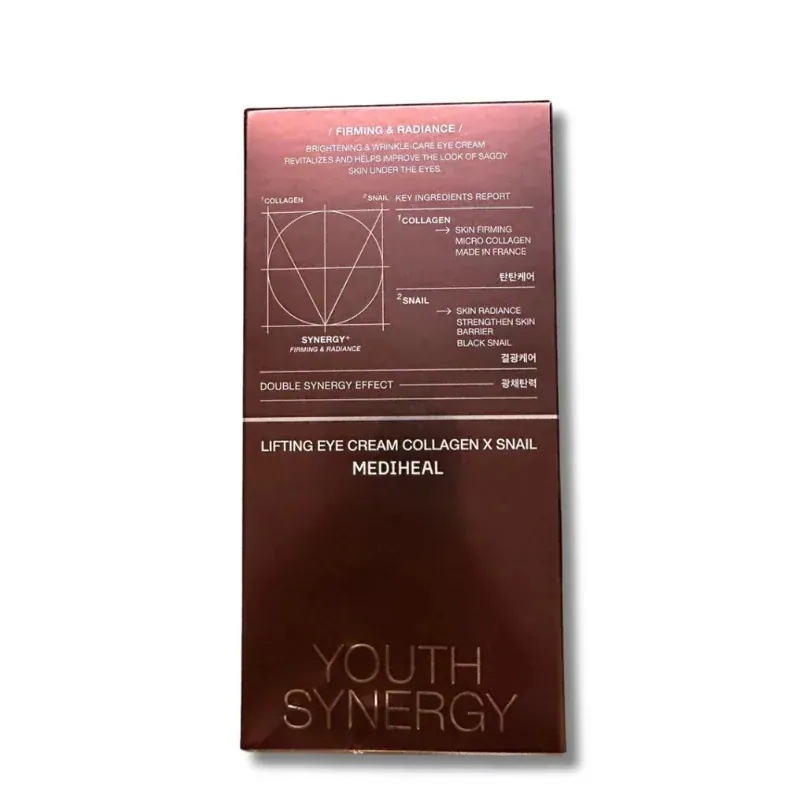 【1+1】ユース シナジー リフティング アイクリーム 20ml*2 コラーゲン Xスネイル 光彩 弾力