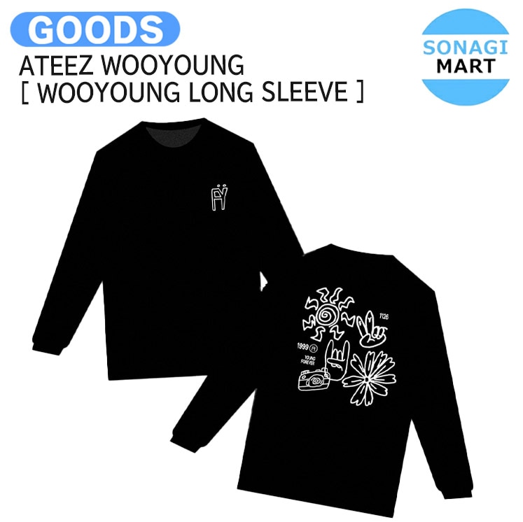 国内発送 ATEEZ WOOYOUNG [ WOOYOUNG LONG SLEEVE ] ATEEZ 2024 HAPPY BIRTHDAY MD WOOYOUNG / 公式グッズ / 予約商品