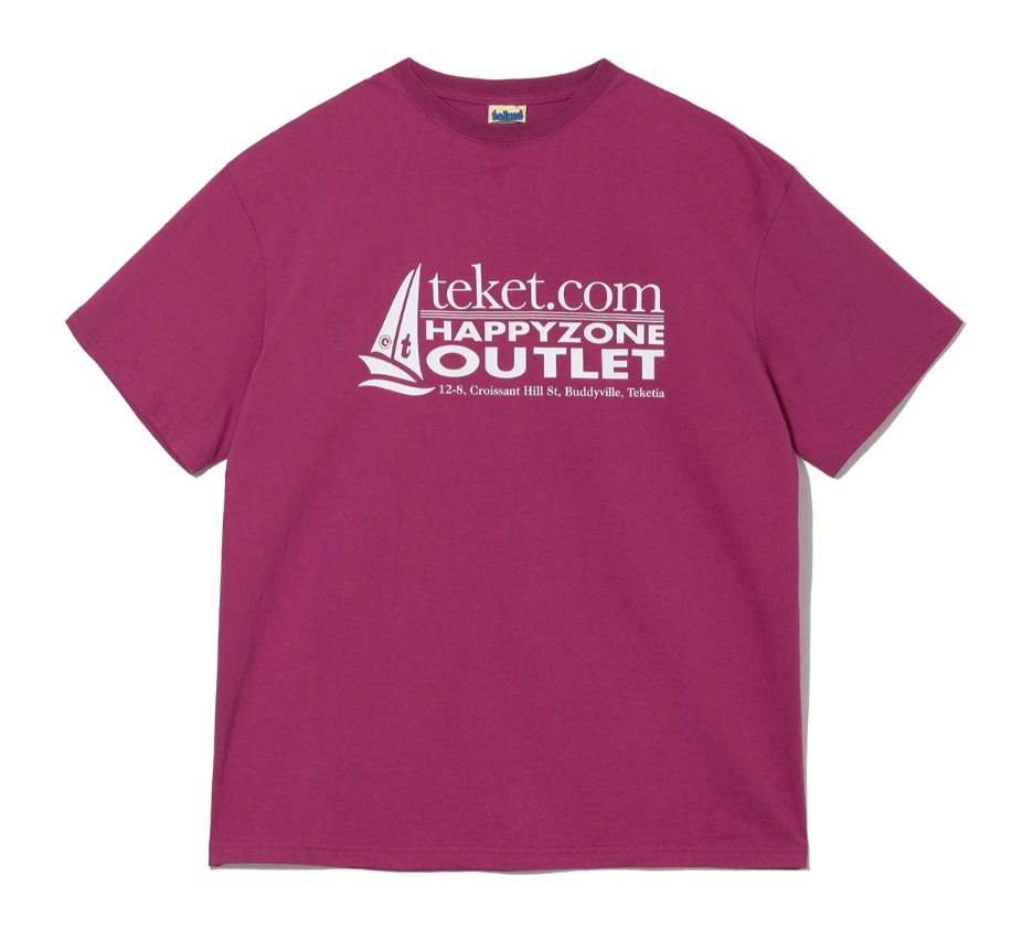 テケット Happy Zone Tee Magenta