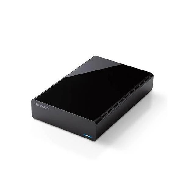 エレコム 外付けHDD 8TB テレビ録画用 ファンレス静音設計 ELD-HTV080UBK ブラック ELECOM