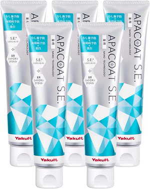 ヤクルト 歯磨き粉 アパコート SE 120g 5個 セット 薬用 歯周病 ホワイトニング ハミガキ 虫歯 口臭 予防 APACOAT
