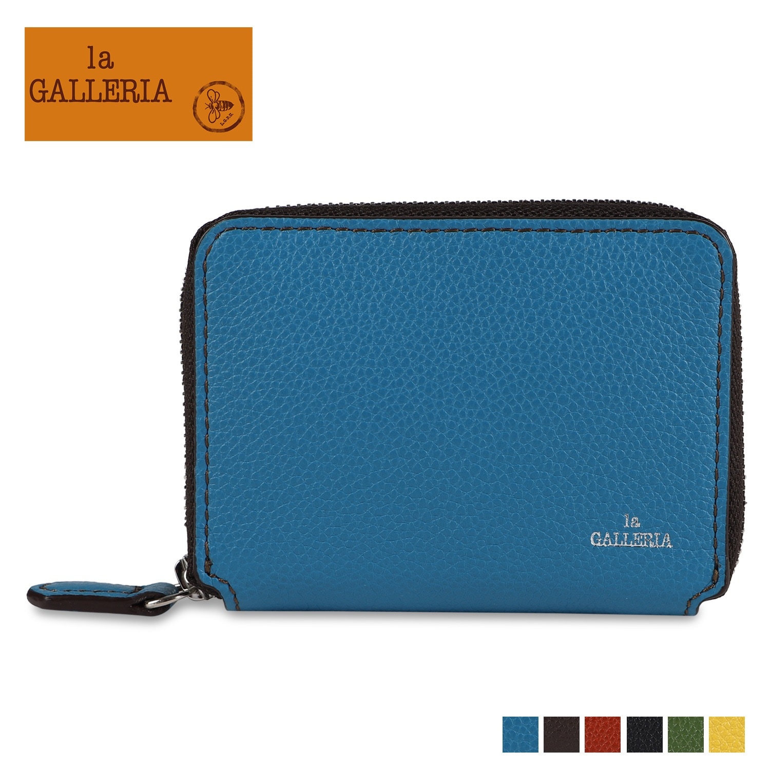 財布 小銭入れ コインケース ジェネリコ メンズ 本革 ラウンドファスナー