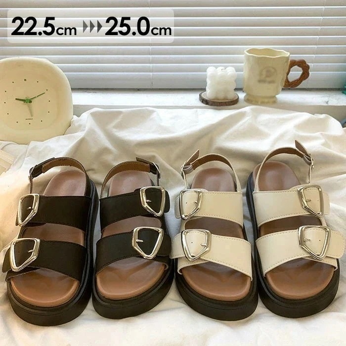 【今季トレンド】バックストラップサンダル ぺたんこサンダル ぺたんこ ぺったんこ お洒落なサンダル 歩きやすい ローヒール サンダル レディース かかとあり 夏 ベルト 靴 女性 大人 美脚 シューズ