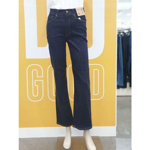 秋の女性スパン 生地のインバンド ニュー一文字ジーンズ NQL649