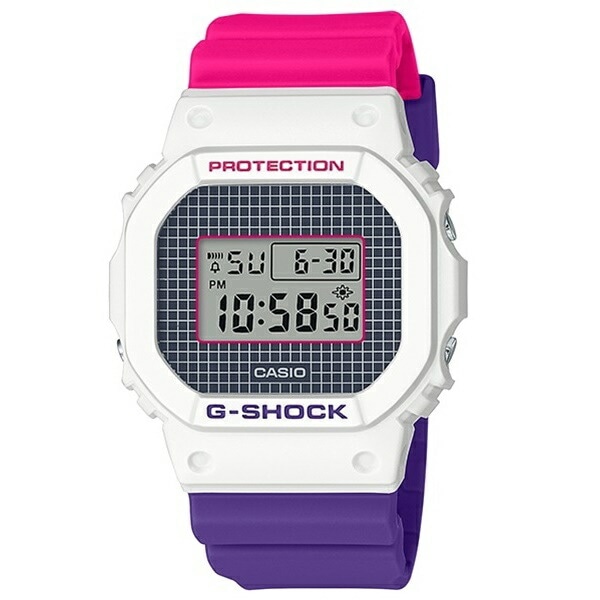 CASIO G-SHOCK Gショック ジーショック カシオ 時計 メンズ レディース 腕時計 手表 デジタル 90年代 90 S スクエアフェイス ブルー パープル ピンク ジオメトリック SPEC